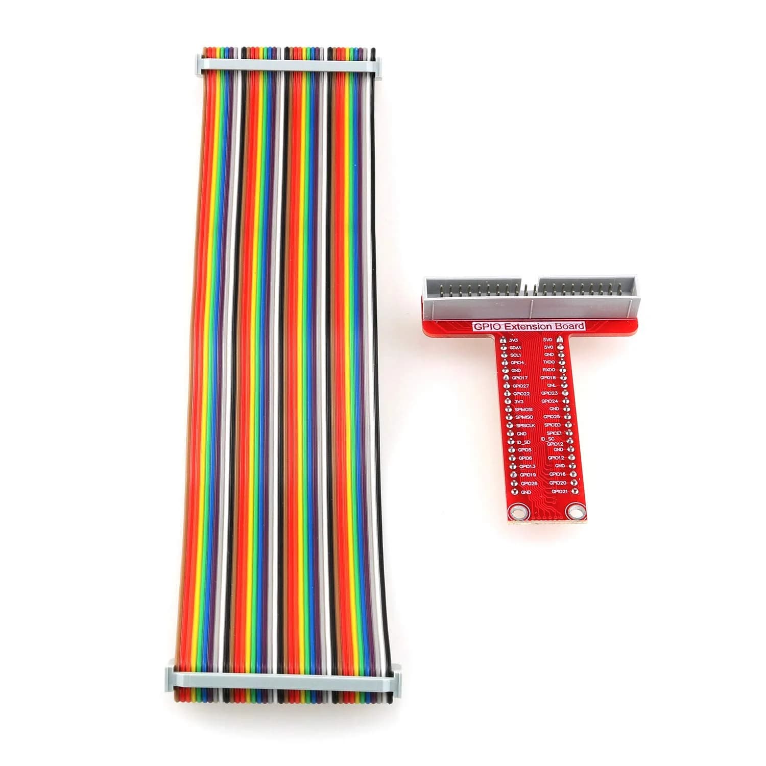 DGZZI RPi GPIO Breakout Expansion Board 21cm 40Pin | Raspberry Pi Compatible GPIO Extension - main product image