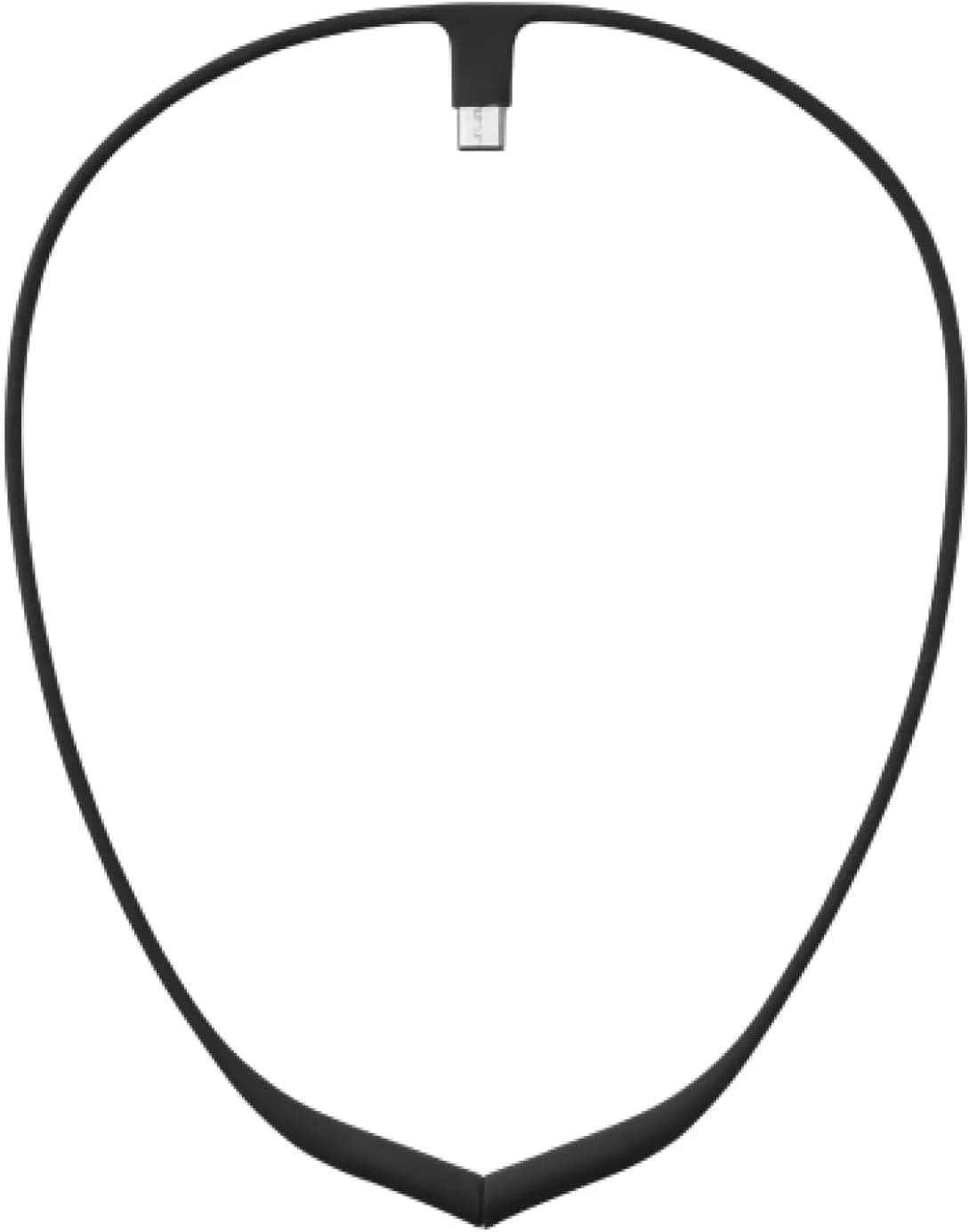 Upright GO Magnetic Necklace for GO S and GO 2 Posture Trainer (White) | Silicone, Adhesive-Free — Black