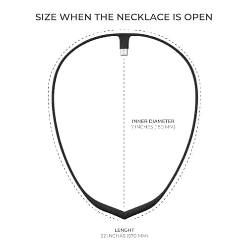 Upright GO Magnetic Necklace for GO S and GO 2 Posture Trainer (Black, Small) | Adhesive-Free All-Day Wear thumbnail 6