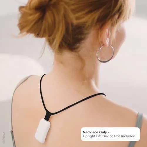 Upright GO Magnetic Necklace for GO S and GO 2 Posture Trainer (Black, Small) | Adhesive-Free All-Day Wear thumbnail 2
