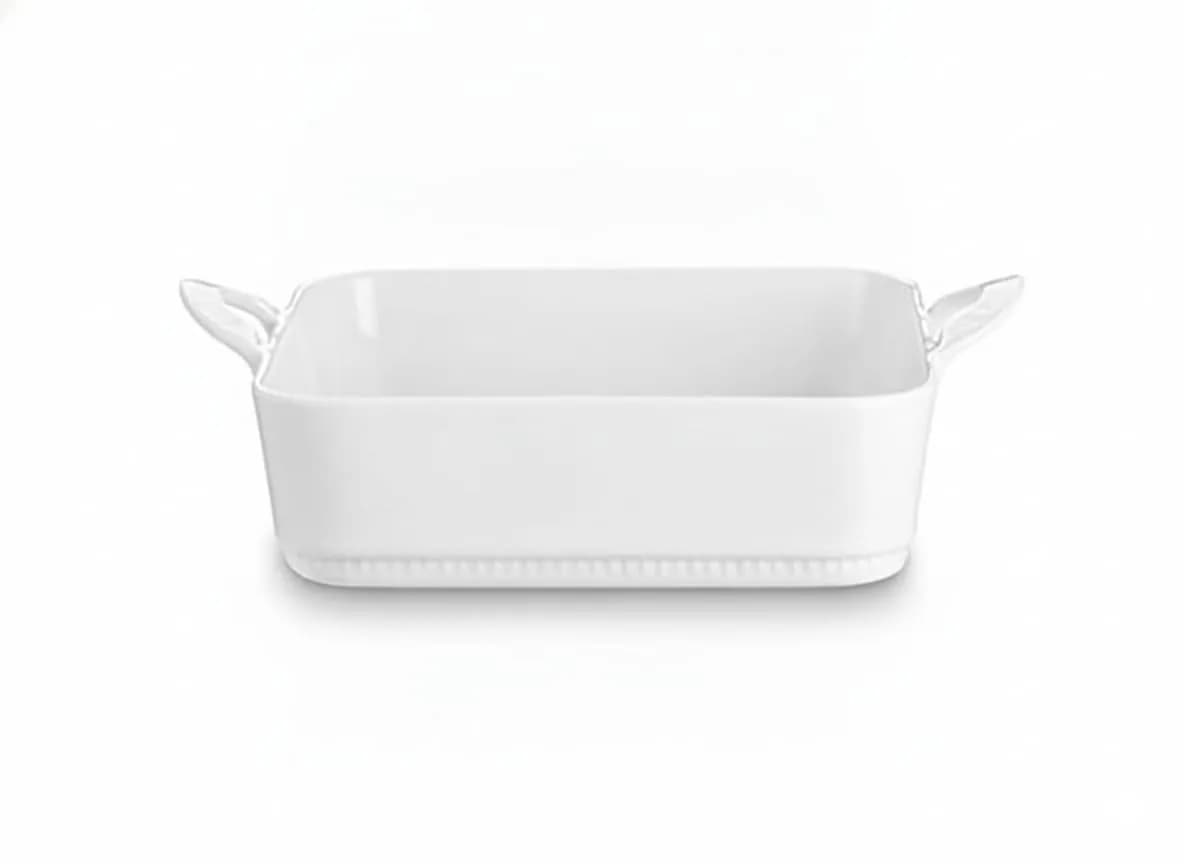 Pillivuyt Toulouse Small Square Baker 8.5" x 8.5" | Oven-Microwave-Freezer, Made in France