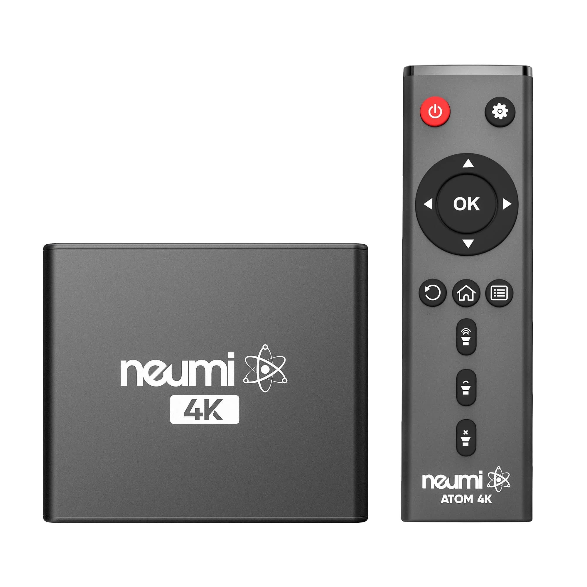 NEUMITECH Atom 4K Digital Media Player for USB Drives and SD Cards | HDMI 4K/60fps, Automatic Playback