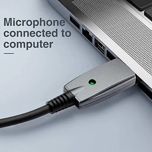 Disino USB Microphone Cable,XLR Female to USB Mic Link Converter Cable,6 feet | Professional Audio Connection thumbnail 7
