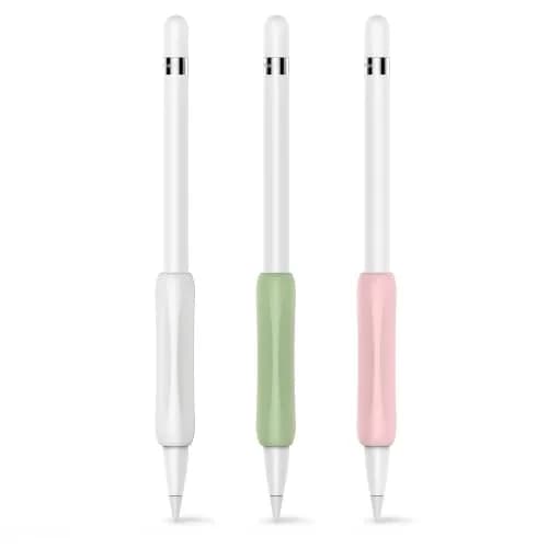 Delidigi Apple Pencil Grip, Ergonomic Silicone Sleeve for 1st/2nd Gen | Anti-Slip, No-Roll, Comfortable Fit thumbnail 1