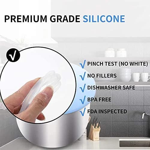 ZoneFly 8 Qt Pressure Cooker Silicone Sealing Ring | Food-Grade, Dishwasher Safe, Perfect Fit thumbnail 4