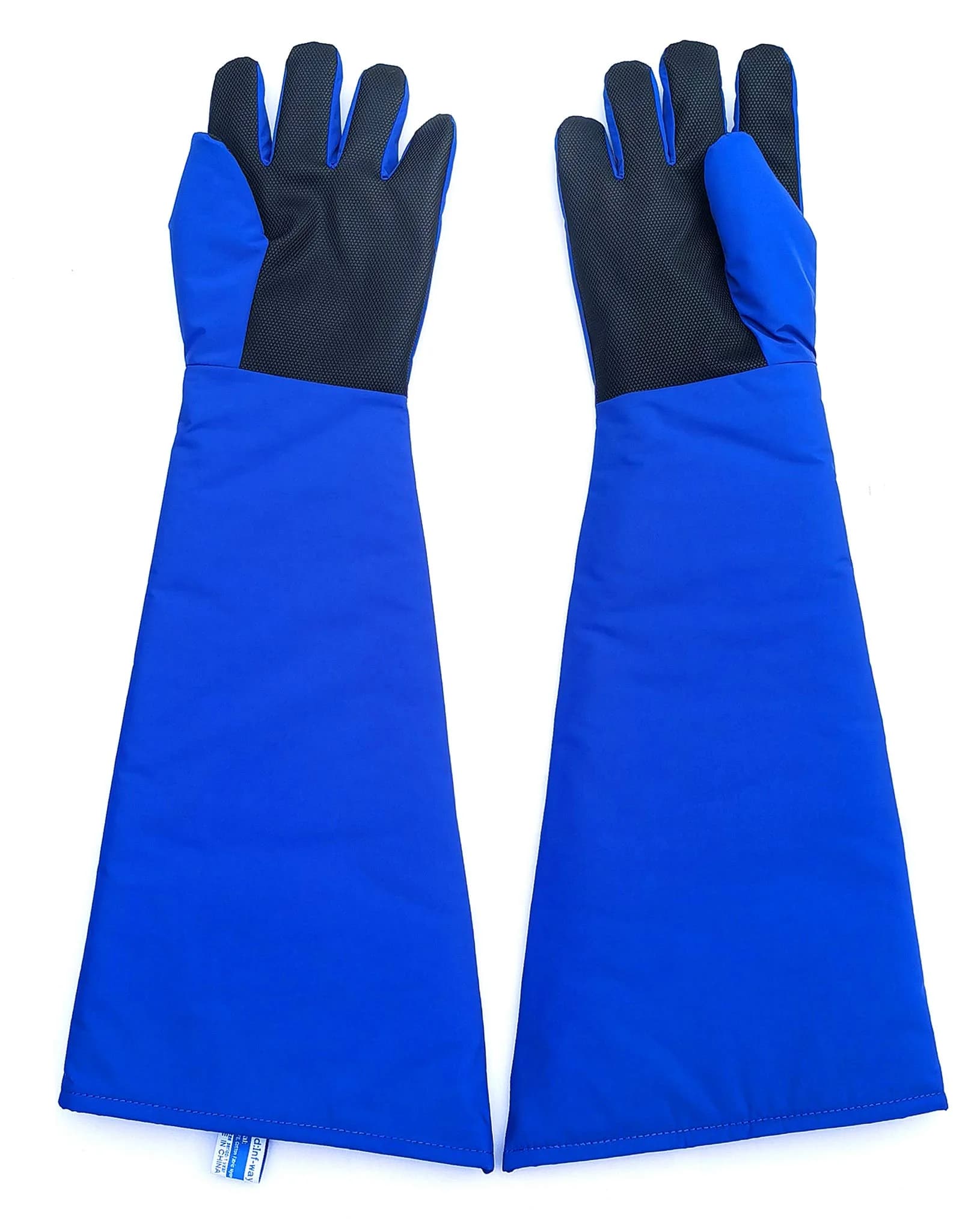 Inf-way Black Shoulder Length/27" Cryogenic Gloves for -268°C Protection