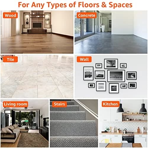 ZONGOOL 16PCS Rug Tape Non Slip Rug Pad Grippers Double Sided Carpet Tape | Secures Rugs on All Floors thumbnail 6