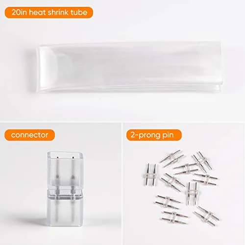 Shine Decor LED Strip Lights Connector Kit for 6x10mm Single Color Strips | ETL Certified thumbnail 6