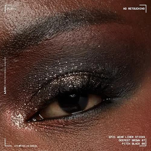 NYX PROFESSIONAL MAKEUP Epic Wear Liner Stick, Long-Lasting Eyeliner Pencil - Pitch Black | 36 Hr Waterproof, Matte & Metallic Finish thumbnail 3