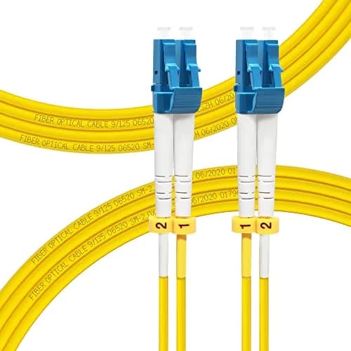 FLYPROFiber LC to LC Single Mode Fiber Patch Cable 4m (13ft) | OS2 9/125μm Bend-Insensitive thumbnail 1