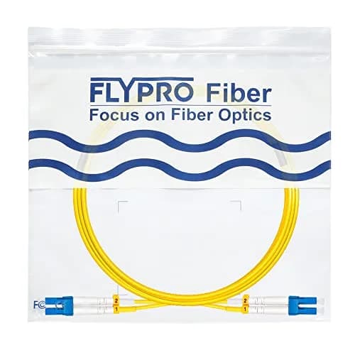 FLYPROFiber LC to LC Single Mode Fiber Patch Cable 8m (26ft) OS2 | High-Speed, Bend-Insensitive Optical Cable thumbnail 8