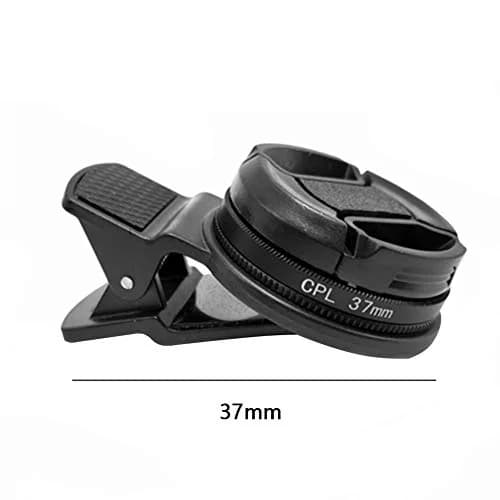 CfoPiryx 37mm CPL Filter Kit | Universal Circular Polarizer Lens with Clip thumbnail 3
