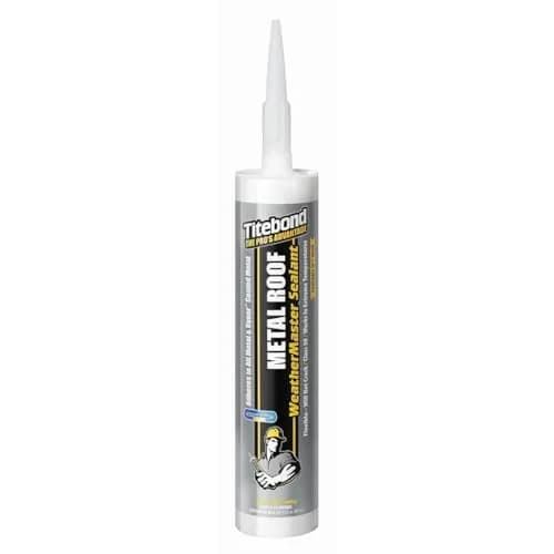 Titebond WeatherMaster Metal Roof Sealant, Gray – Polymer Caulk 62461, 9.5 Oz. thumbnail 1