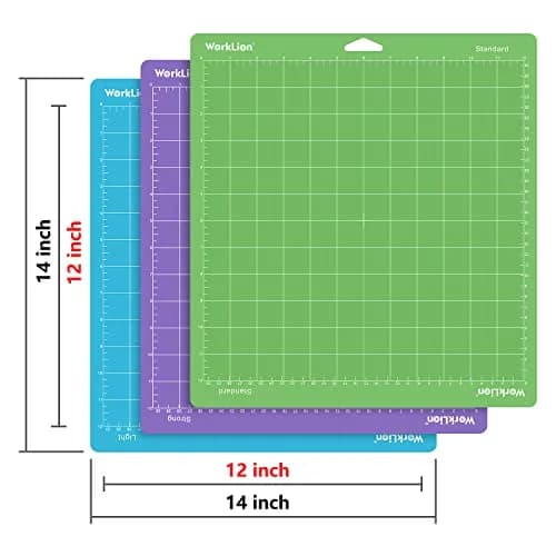WORKLION Cutting Mat 12x12 | Compatible with Maker & Explore Series, Vinyl Set (12"x12") thumbnail 4