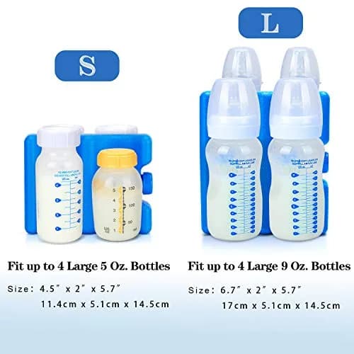 Teamoy Breastmilk Ice Pack (Pack of 2), Small | BPA-Free Baby Product for Working Moms thumbnail 2
