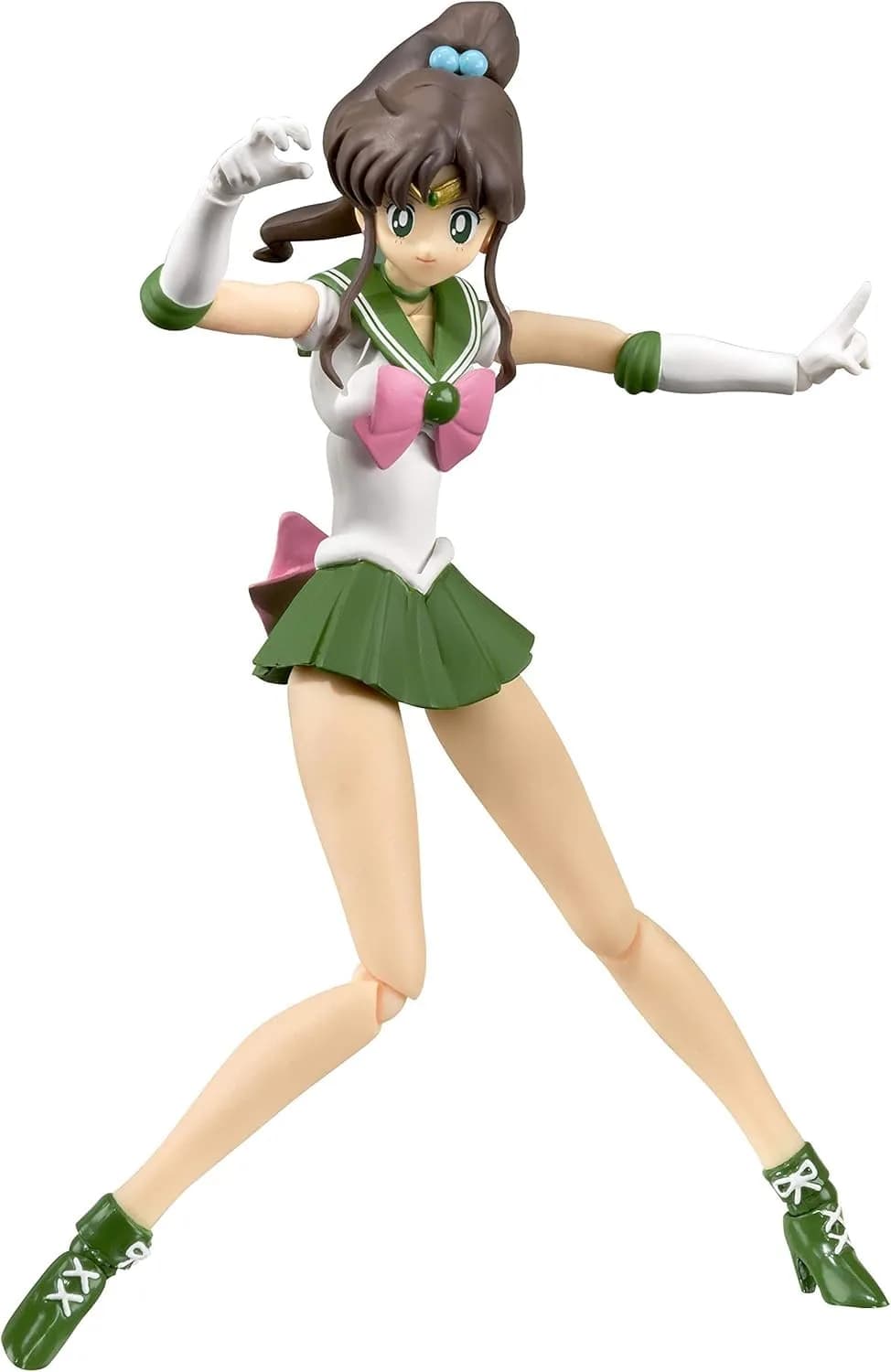 Tamashii Nations Sailor Jupiter Action Figure | Animation Color Edition, 1 Pack, Sailor Moon Series - main product image