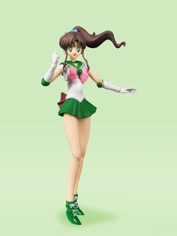 Tamashii Nations Sailor Jupiter Action Figure | Animation Color Edition, 1 Pack, Sailor Moon Series thumbnail 9