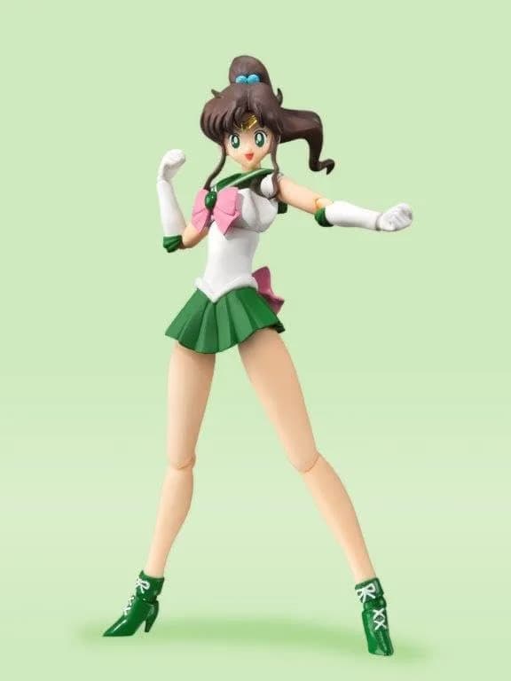 Tamashii Nations Sailor Jupiter Action Figure | Animation Color Edition, 1 Pack, Sailor Moon Series thumbnail 4