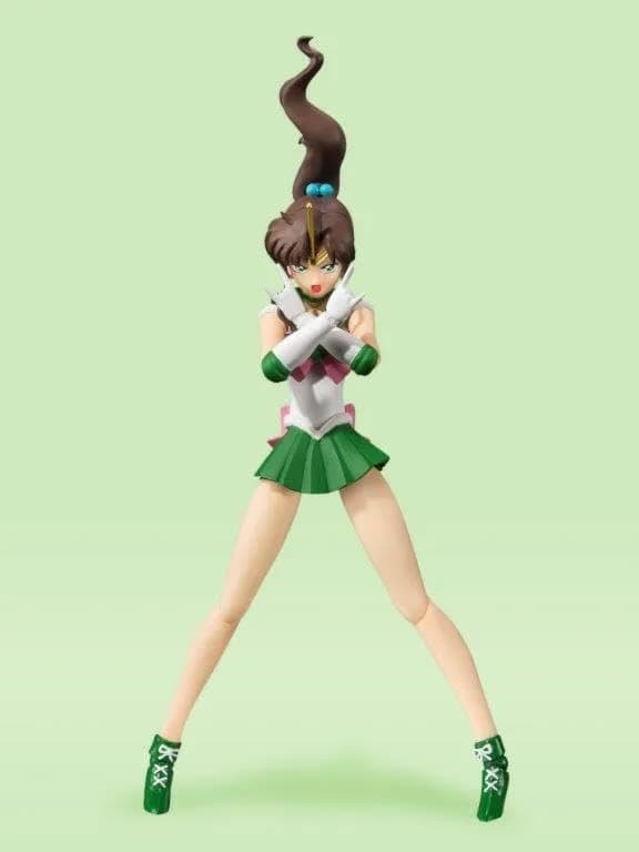 Tamashii Nations Sailor Jupiter Action Figure | Animation Color Edition, 1 Pack, Sailor Moon Series thumbnail 5