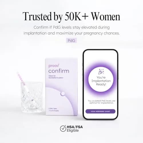 Proov Confirm PdG Implantation Test - Progesterone Scoring System - 1 Kit | At-Home Fertility Confirmation thumbnail 7