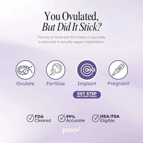 Proov Confirm PdG Implantation Test - Progesterone Scoring System - 1 Kit | At-Home Fertility Confirmation thumbnail 2