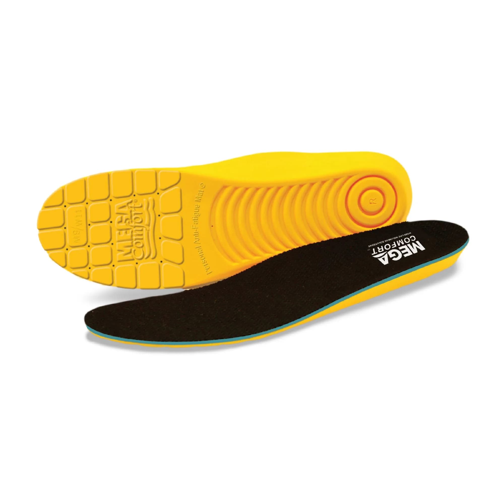 MEGAComfort Personal Anti-Fatigue Shoe Inserts Size 11 | Memory Foam Shock Absorption for Pain Relief - main product image