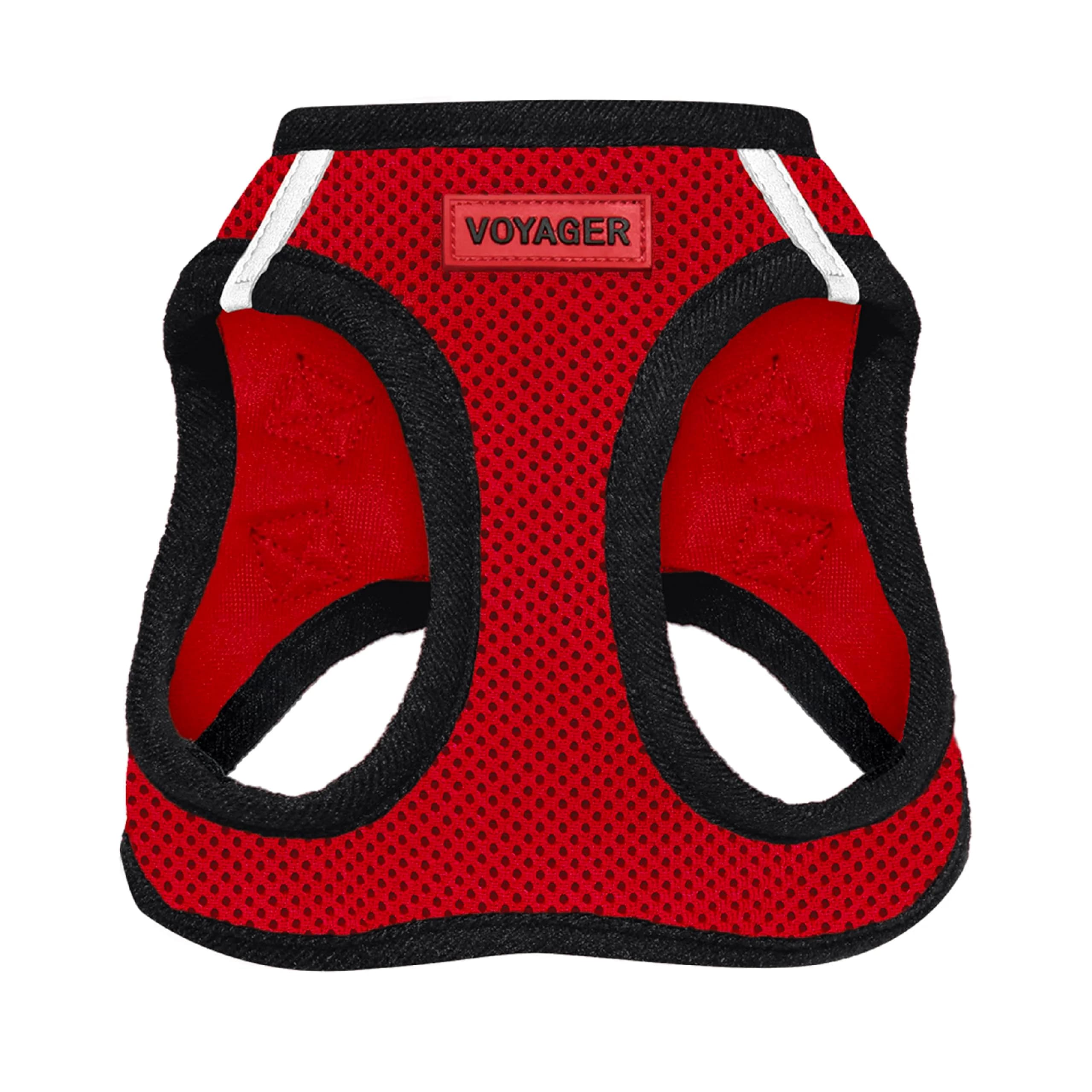 Best Pet Supplies Voyager Step-in Air Dog Vest Harness - Red/Black, XX-Small | Breathable Mesh, Reflective Bands - main product image