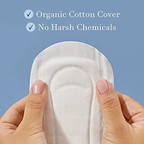 Rael Incontinence Liners Organic Cotton Cover Regular 96 Ct | Hypoallergenic Bladder Leak Protection thumbnail 4