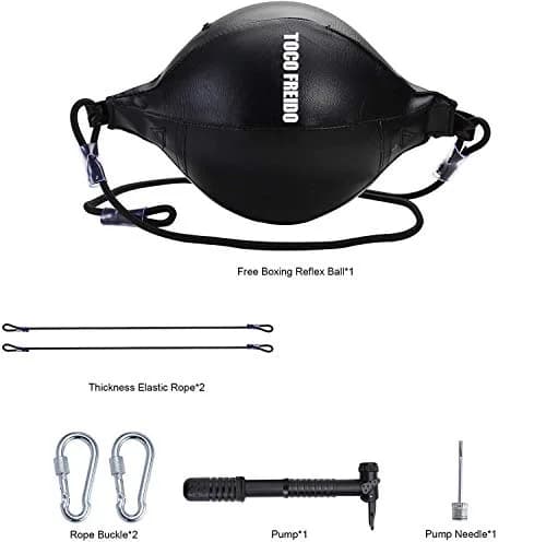 TOCO FREIDO PU Leather Double End Punching Ball 20cm (7.87") | MMA Boxing Training Agility thumbnail 7