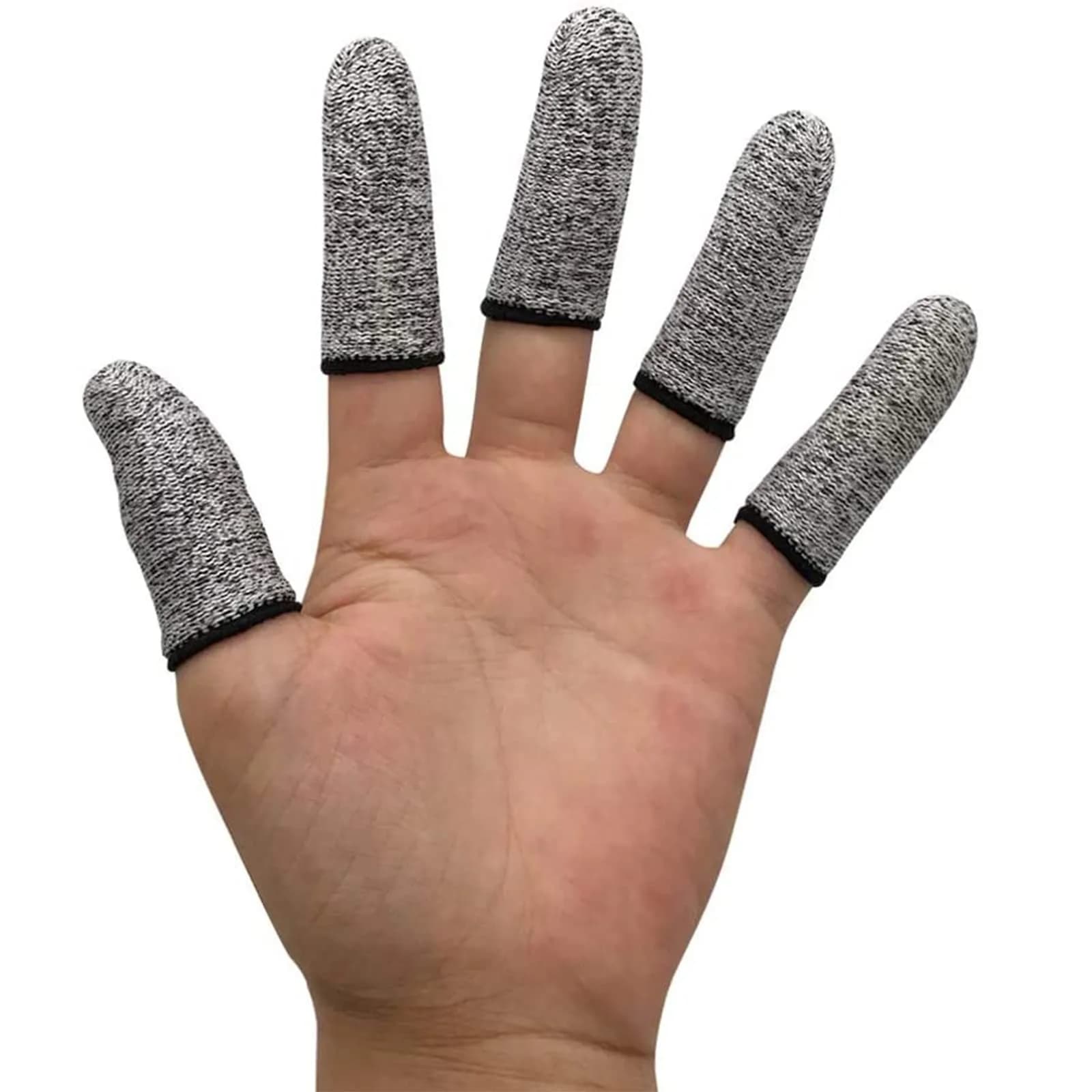 JADE KIT 12PCS Finger Cots Cut Resistant Protector, Finger Covers for Cuts | Breathable, Reusable, Anti-cut Fabric - main product image