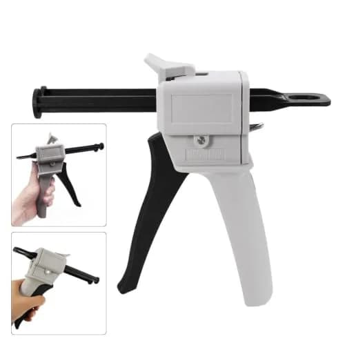 HUIKANGSHENG 50ml Dual Cartridge Dispenser Gun | 1:1/2:1 Ratio Epoxy Adhesive Applicator thumbnail 6