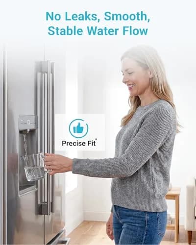 AQUA CREST LT1000PC Refrigerator Water Filter 2 Pack | NSF 42 Certified for Chlorine Taste & Odor Reduction thumbnail 8