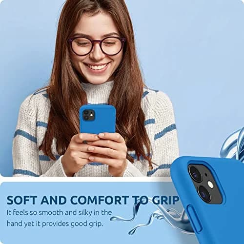 SURPHY Compatible with iPhone 11 Case 6.1 inch | Thick Silicone Design with Microfiber Lining for Impact Buffering thumbnail 6