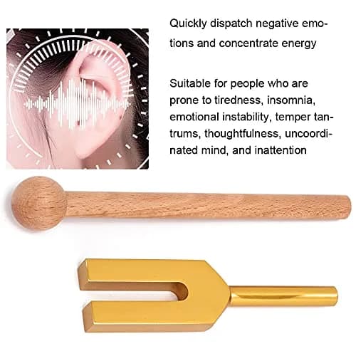 HURRISE 4096Hz Tuning Fork with Hammer and Bag | Meditation, Sound Healing, and Stress Relief thumbnail 9
