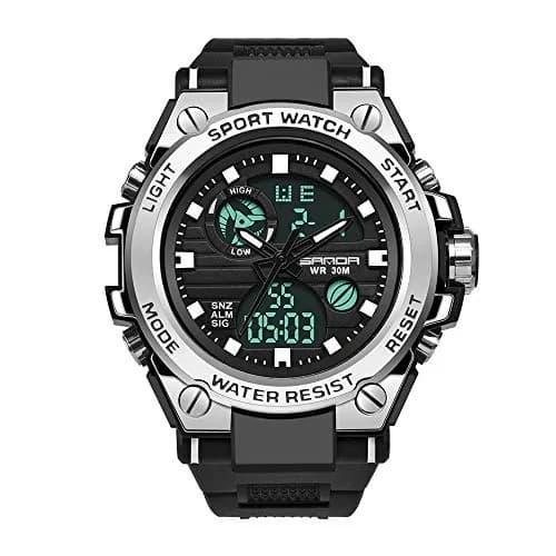 AIMES Men's Sports Military Waterproof Digital Watch 53mm | Multifunction Outdoor Timepiece thumbnail 2