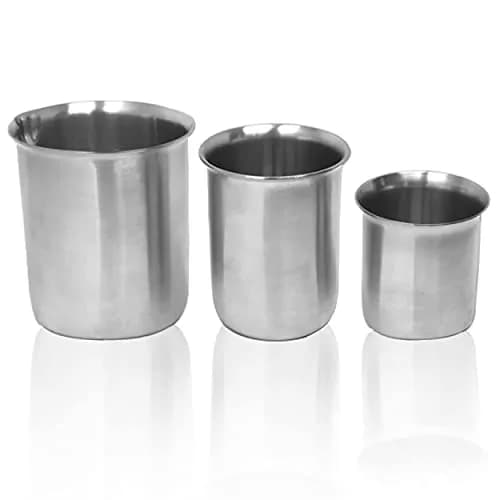 Edu-labs Stainless Steel Lab Beaker with Rim, Low Form, 500mL (16.9 Fl Oz) | Industrial & Scientific Equipment thumbnail 7