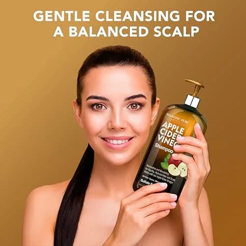 Majestic Pure Apple Cider Vinegar Shampoo, Sulfate Free 473ml (16 Fl Oz) | For Dandruff & Frizz Control thumbnail 3
