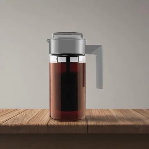 Takeya Deluxe Cold Brew Coffee Maker 1 L (34 oz) | BPA-Free Tritan Pitcher with Airtight Lid & Fine-Mesh Filter thumbnail 5