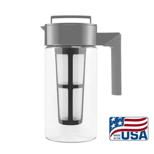 Takeya Deluxe Cold Brew Coffee Maker 1 L (34 oz) | BPA-Free Tritan Pitcher with Airtight Lid & Fine-Mesh Filter thumbnail 2