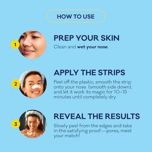 Bioré Witch Hazel Ultra Strength Blackhead Remover Pore Strips 18 ct | Deep Cleansing for Pores thumbnail 4