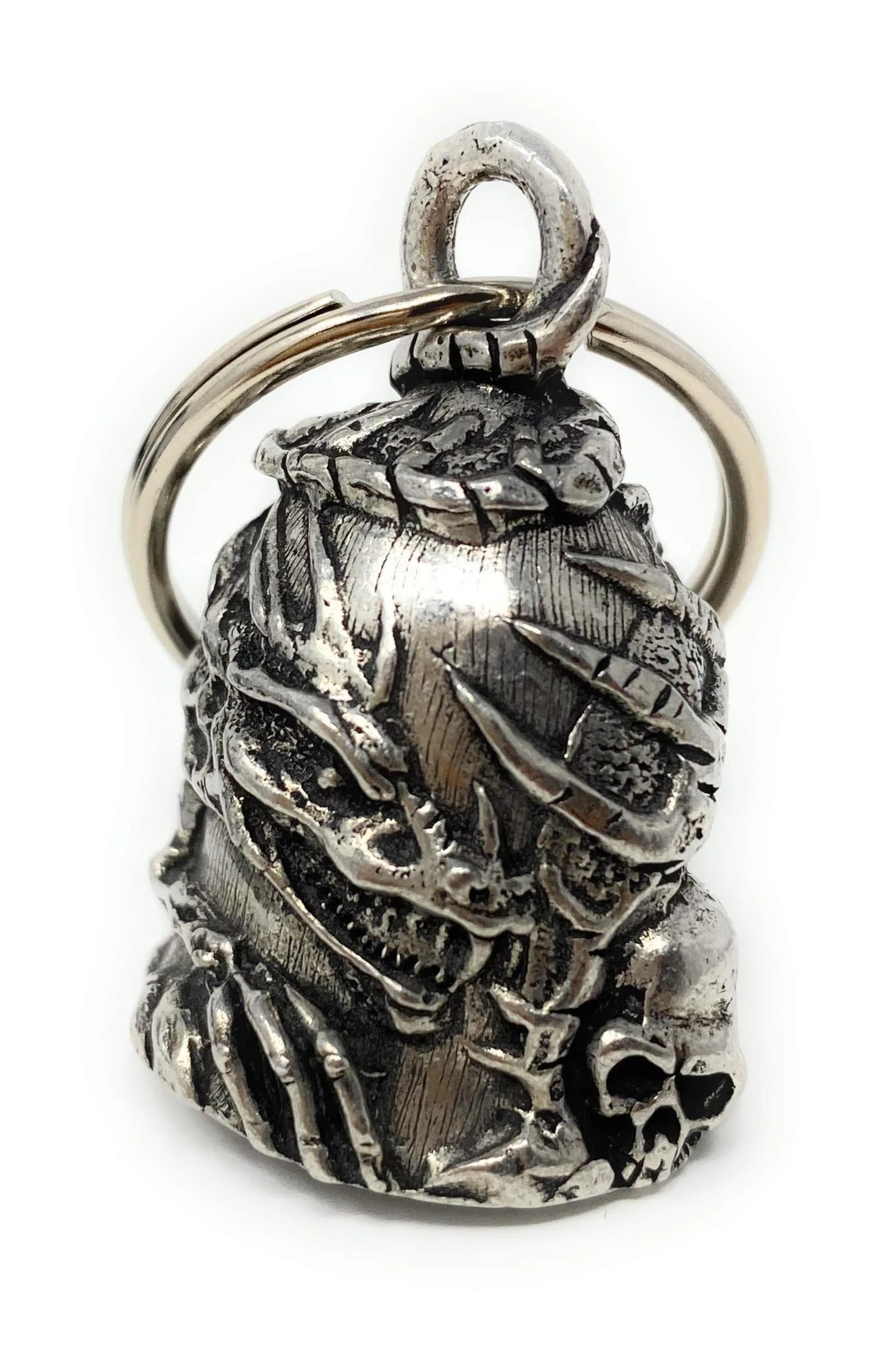 Bravo Bells Skull Dragon Bell - Biker Bell Accessory for Good Luck on the Road - main product image