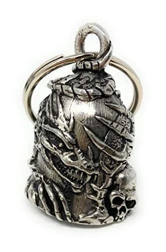Bravo Bells Skull Dragon Bell - Biker Bell Accessory for Good Luck on the Road thumbnail 4