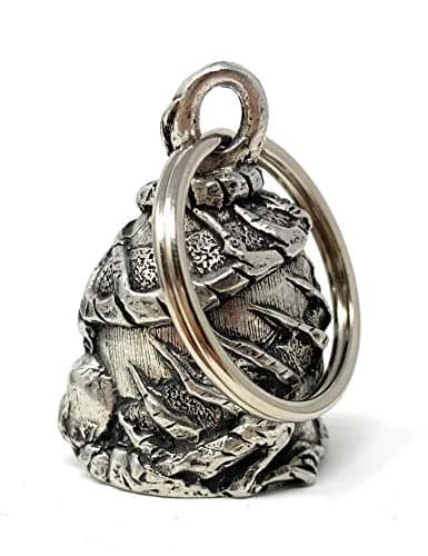 Bravo Bells Skull Dragon Bell - Biker Bell Accessory for Good Luck on the Road thumbnail 5