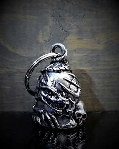 Bravo Bells Skull Dragon Bell - Biker Bell Accessory for Good Luck on the Road thumbnail 2