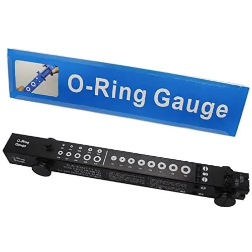 BUSY-CORNER O-Ring Gauge Blue | Measures AS-568/BS1806 Standard O-rings up to 13" ID thumbnail 1