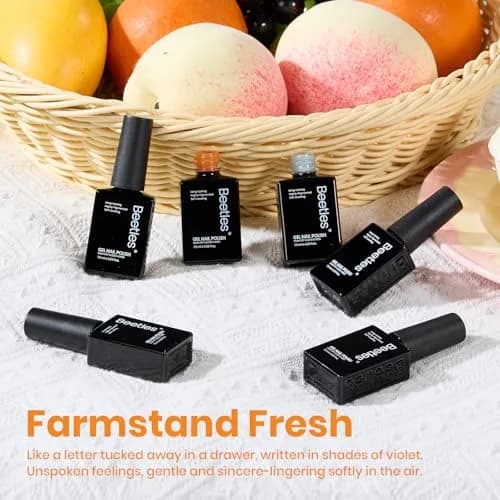 Beetles Gel Polish Set, Farmstand Fresh 6 Colors (7.5ml Each) | 10-Free Formula, Long-Lasting Gel Nail Polish thumbnail 6