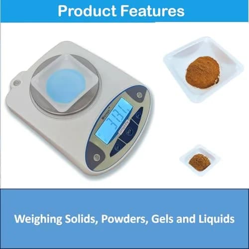 Labnique Square Polystyrene Weigh Boats 100ml | Anti-Static Disposable Lab Dishes thumbnail 3