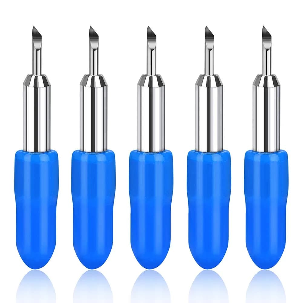 Mekote 5pcs Replacement Cutting Blades for Cricut Joy & Joy Xtra | Germany Tungsten Steel & Stainless Steel