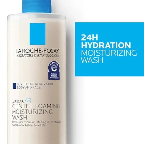 La Roche-Posay Lipikar AP+ Gentle Moisturizing Body Wash 400ml (13.52 Fl Oz) | Cleanses Dry, Sensitive Skin thumbnail 5