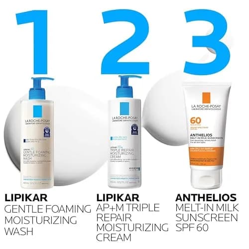La Roche-Posay Lipikar AP+ Gentle Moisturizing Body Wash 400ml (13.52 Fl Oz) | Cleanses Dry, Sensitive Skin thumbnail 8